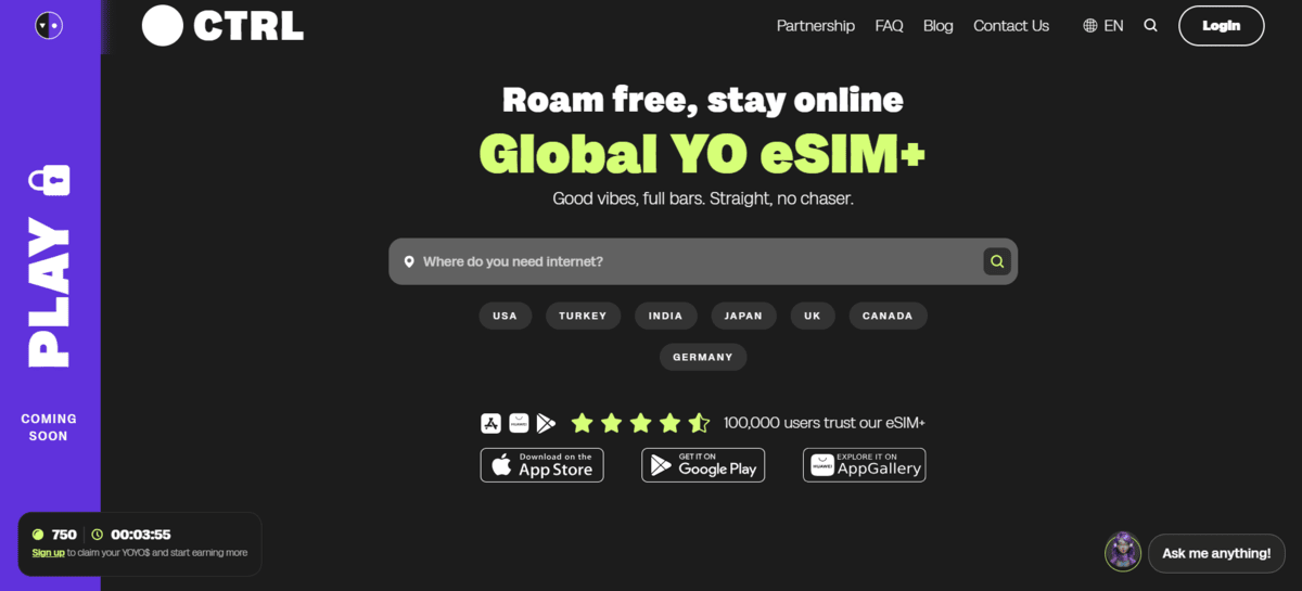 Global YO eSIM+ Review Global YO eSIM+ Review