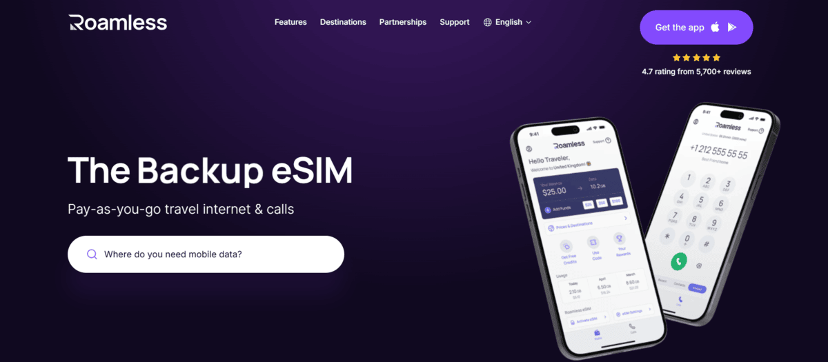 Roamless eSIM Review Roamless eSIM Review